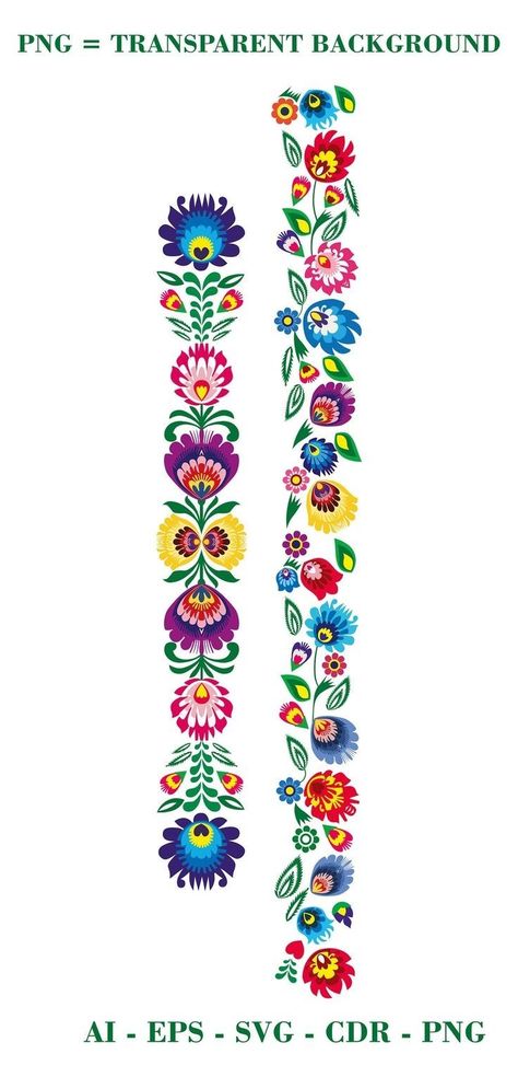 Czech Folk Art Bohemian, Polish Patterns Traditional, Slovenian Folk Art, Polish Folk Tattoo, Traditional Polish Tattoo, Polish Folk Art Tattoo, Polish Folk Embroidery, Polish Pattern, Polish Embroidery