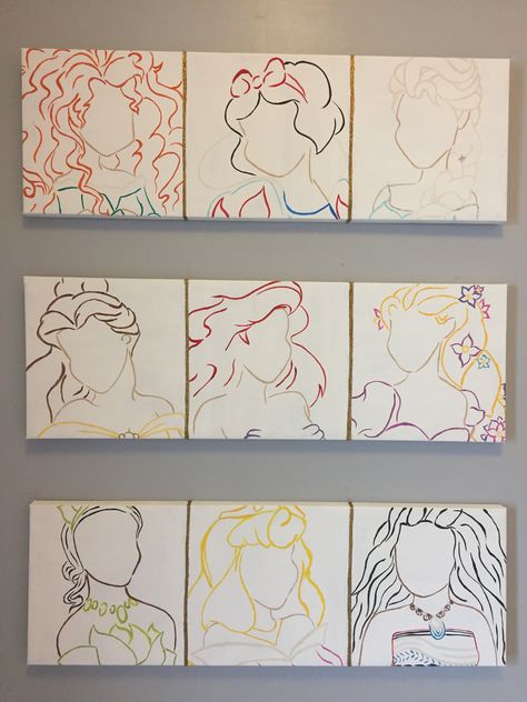 Abstract Disney Art, Small Disney Paintings, Disney Princess Paintings Easy, Disney Princess Art Painting, Disney Canvas Paintings Easy, Disney Princess Canvas Painting, Princess Painting Canvas, Disney Canvas Art Easy, Disney Art Painting Easy