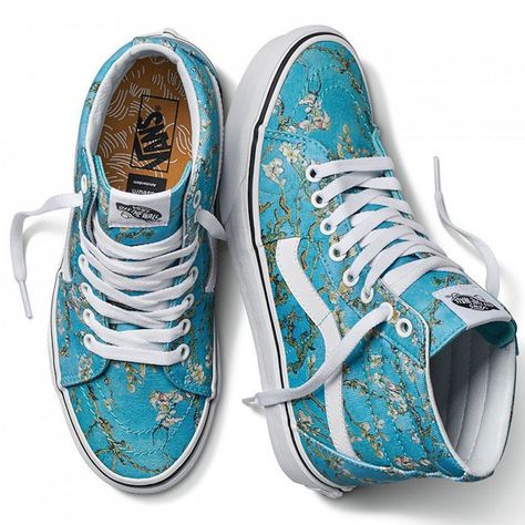 Vans Vincent van Gogh Museum Collection Tenis Vans, Sneakers Vans, Van Gogh Museum, Annie Leibovitz, Almond Blossom, Shoes Vans, Skateboarder, Aesthetic Shoes, Vans Shop