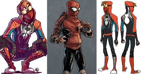 A new illustration hints at what the new Spider-Man costume may look like, and it's much different than anything we've seen before. Hero Drawing, Superhero Reference, Spider Man Costume, Galaxy Style, Spider Costume, Halloween Spider Decorations, Spiderman Suits, Man Suits, New Illustration