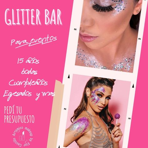 #wok😋 Gliter Bar Stand, Glitter Bar Ideas, Glam Bar, Timeless Logo Design, Glitter Bar, Japanese Bar, Hand Lettering Logo, Bar Stand, Face Painting Easy