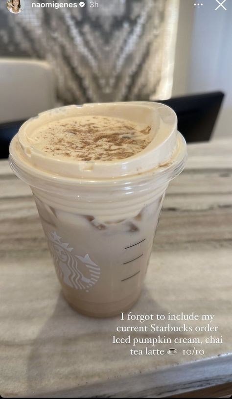 Easy Coffee Recipes, How To Order Starbucks, Chai Tea Latte, Smoothie Drink Recipes, Starbucks Drinks Recipes, Starbucks Recipes, Sweet Snacks Recipes, Pumpkin Cream, Cold Brew Coffee