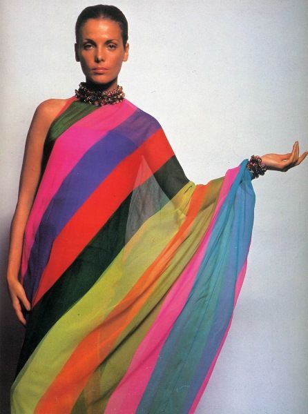 Evening Dress by Dior, 1967 A Woman, Dior