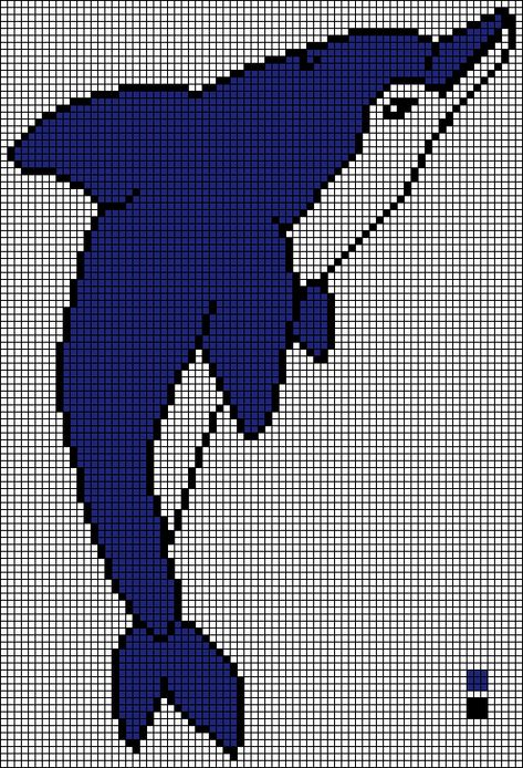 Beaded Dolphin Pattern, Dolphin Bead Pattern, Pixel Art Pattern Dolphin, Dolphin Embroidery Pattern, Dolphins Cross Stitch Patterns, Crochet Dinosaur Pattern Free, Character Blankets, Crochet Dinosaur Patterns, Crochet C2c Pattern