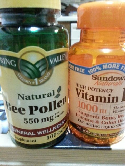 My answer to seasonal allergies: 3 of the Bee Pollen capsules & 3 of the D3 capsules, too. If it is going to work for you, you will notice you are feeling better w/in about 15-20 minutes. It takes care of my scratchy throat, itchy eyes & itchy, runny nose. In peak allergy season, I take these when I get up & again about 8:00 p.m. Scratchy Throat, Allergy Season, Scout Camp, Allergy Remedies, Chest Congestion, Itchy Eyes, Seasonal Allergies, Bee Pollen, Homeopathic Medicine