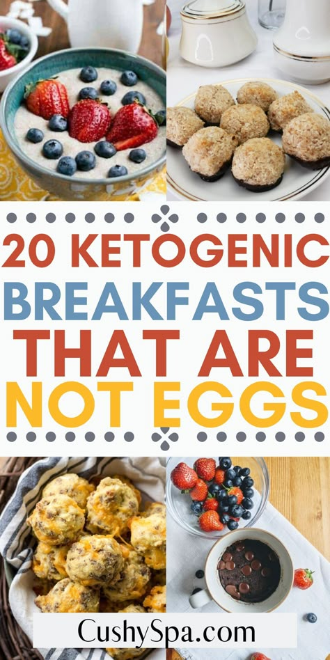 If you are on the keto diet and are curious about what to eat for a keto breakfast that is not eggs, you need to know these brilliant keto substitutes for keto-approved breakfasts that will help you get in ketosis. Use these low carb keto breakfast ideas for your keto diet today. Keto Substitutes, Low Carb Keto Breakfast, Keto Breakfast Ideas, Ketogenic Breakfast, Keto Breakfasts, Keto Diet List, Desserts Keto, Breakfast Low Carb, Keto Diet Breakfast