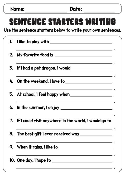 Writing For Second Grade, Paragraph Writing Worksheets, 2nd Grade Homeschool, Paragraph Structure, Creative Writing Worksheets, Writing Graphic Organizers, Second Grade Writing, Writing Paper Template, Vocabulary Exercises