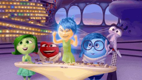 Inside Out Emotions, Princesas Disney Anime, Pixar Films, Pixar Characters, Disney Inside Out, Disney Movie Quotes, Disney Gif, Film Disney, Mindy Kaling