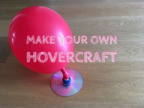 how to make your own hovercraft with a balloon, sports cap and a CD Hoverboard Diy, Hoover Board, Steam Ideas, Deaf Education, Red Kite, Old Cds, Stem Crafts, Cd Crafts, Sports Cap