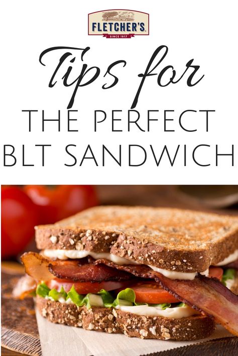 The Anatomy of a Perfect BLT - Tips for a great BLT sandwich! Best Bread For Blt Sandwich, Perfect Blt Sandwich, Blt Sandwich Recipes, Perfect Blt, Bread To Make, Perfect Bacon, Easy Sandwich Recipes, Blt Sandwich, Classic Sandwich