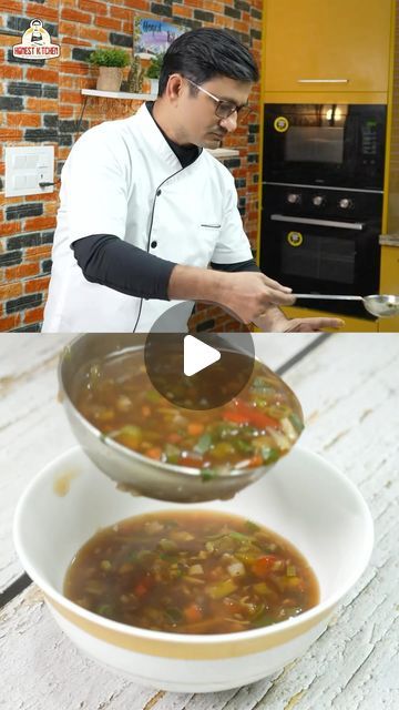 Bhupender Rawat on Instagram: "Hot n sour soup 🍲 #honestkitchen" Hot N Sour Soup Recipe, Hot And Sour Soup Recipe Vegetarian, Chicken Hot And Sour Soup, Hot N Sour Soup, Hot And Sour Soup Recipe, Sour Soup Recipe, Chicken Starter, Chicken Starter Recipes, Starter Recipes