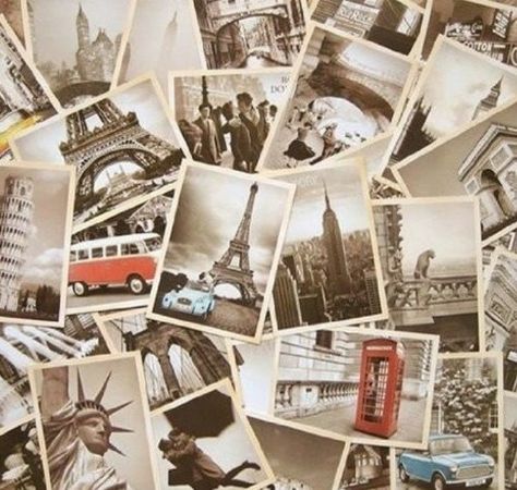 32 PCS 1 Set Vintage Retro Old Travel Postcards for Worth Collecting akezone,http://smile.amazon.com/dp/B00ED8O3P8/ref=cm_sw_r_pi_dp_X9MDtb1B0QYZQ8YR Poster Rock, Travel Baby Shower Theme, Vintage Postcards Travel, City Postcard, Travel Postcard, Art Deco Posters, Retro Photo, Photo Vintage, Christmas Postcard