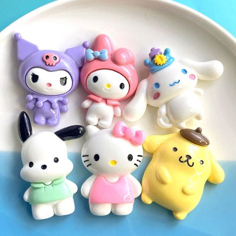 Cartoon charms – Page 6 – NINI_LOVELY ACC. Cartoon Clay Art, Clay Cartoon Characters, Hand Painted Beads, Hello Kitty Characters, Acrylic Pins, Pop Mart, Resin Charms, Tsum Tsum, Cute Charms