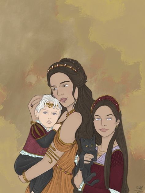 Iron Lily Rhaenys And Aegon, Targaryen Rhaegar, Iron Lily, Rhaella Targaryen, Targaryen Fanart, Elia Martell, Targaryen Women, Asoiaf Fanart, Rhaegar Targaryen