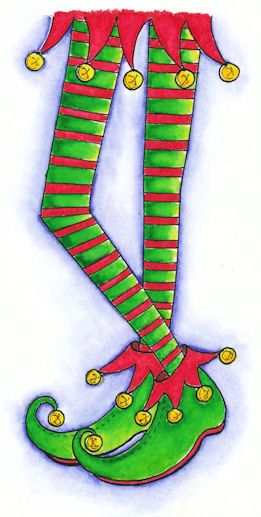 Elf Legs Diy, Funky Christmas Decor Diy, Christmas Elf Painting, Elf Painting, Elf Drawing, Elf Drawings, Elf Legs, Elf Decorations, Halloween Craft Projects