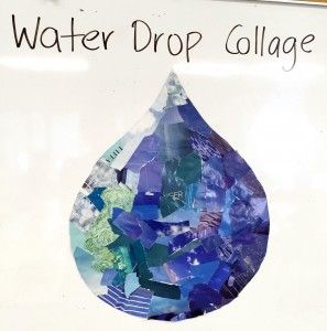 Water Drop Collage | Save Water & Money with Every Flush!™ | https://ToiletSaver.com | Toilet Saver is a simple, inexpensive, ingenious product that reduces the amount of water and money that toilets waste with every flush. | Installs in minutes & does not affect the flush! | Less than $4 per toilet! | #SaveWater #SaveMoney Collage Project, Earth Day Projects, Earth Day Crafts, Art Projects For Kids, World Water Day, Earth Day Activities, Collage Art Projects, Water Projects, Art Premier