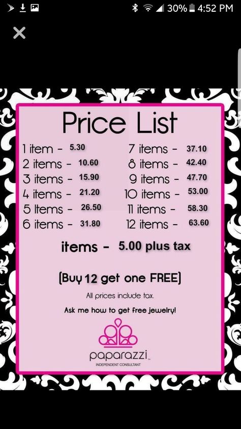 Price list with tax. Paparazzi Gifts, Paparazzi Quotes, Paparazzi Display, Paparazzi Jewelry Displays, Paparazzi Jewelry Images, Jewelry Booth, Making Jewelry For Beginners, Paparazzi Fashion, Paparazzi Accessories Jewelry