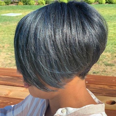 Relaxed Black Hair, Pixie Cuts For Black Women, Natural Hair Pixie Cut, Short Hair Styles African American, Black Hair Short Cuts, Short Hair Pixie Cuts, Short Sassy Hair, Short Choppy Hair, Sassy Hair