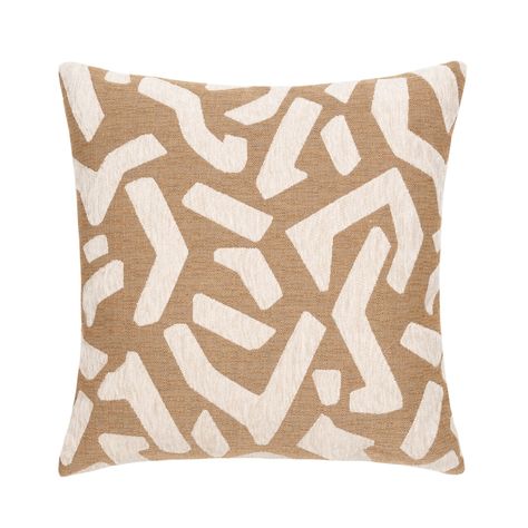 Fascination Caramel 22 Contemporary Shapes, Sunbrella Pillows, Outdoor Pillow Covers, Indoor Outdoor Pillows, Kids Nursery Decor, Sunbrella Fabric, Jacquard Pattern, Acrylic Fabric, Outdoor Pillow