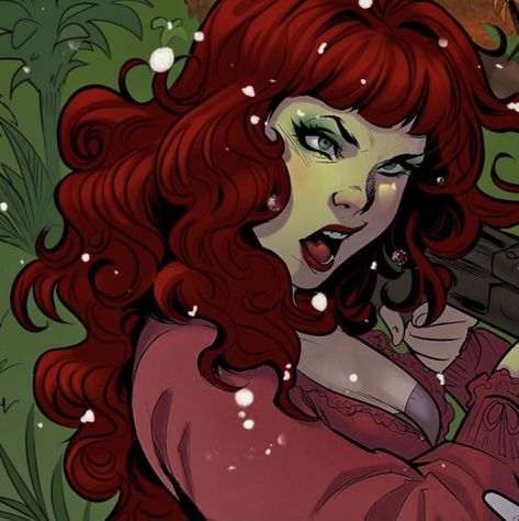 Poison Ivy Icons, Poison Ivy Comic, Dc Poison Ivy, Harry Potter Art Drawings, Dc Icons, Red Icons:), Detective Comics, Harry Potter Art, Cartoon Icons