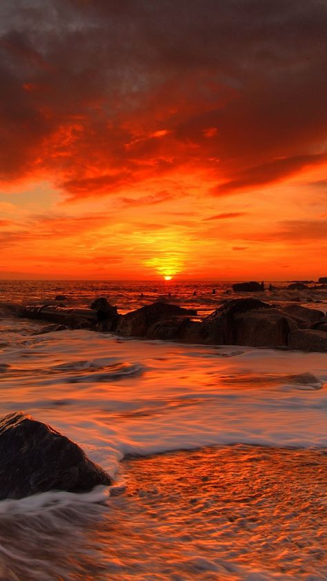 sea, waves, rocks, beach, sunrise Peisaj Abstract, Amazing Sunsets, Sunrise Beach, Beautiful Sunrise, Sea Waves, Beautiful Sky, Beautiful Sunset, Beautiful Photography, Amazing Nature