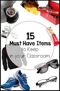 15 Must Have Items to Keep in Your Classroom Classroom Must Haves, Recess Time, Classroom Wishlist, Personal Hygiene Items, Teacher Must Haves, Winter Classroom, Staff Room, Kindergarten Learning Activities, Kindergarten Learning