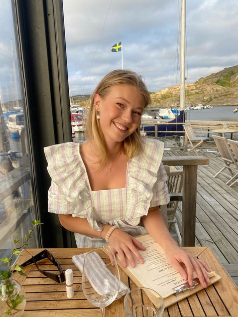 swedish girl, swedish summer, scandinavian girl, strawberry blonde, swedish clothes, summer top Swedish Clothes, Swedish Girl, Swedish Clothing, Swedish Summer, Swedish Girls, Clothes Summer, Strawberry Blonde, Summer Top, Blonde