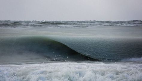 (Photo: Jonathan Nimerfroh) Ice Ocean, Frozen Waves, Nantucket Beach, I Need Vitamin Sea, Waves Photos, Blue Nature, Water Ocean, Colossal Art, Sea Water