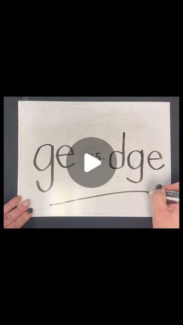 Libby Dietz Jackson on Instagram: "ge vs. dge #tips #phonics #teachersoftiktok #literacy #reading #teachersofinstagram #firstgradeteacher #secondgradeteacherf #readingteacher #teachertips #spelling #readingteachers #fyp #english" Teach Phonics, Teaching Phonics, January 4, Reading Room, Phonics, Literacy, Reading, On Instagram, Instagram