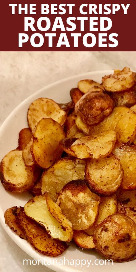 Quick Potato Recipes, Crispy Veggies, Rustic Potatoes, Crispy Roasted Potatoes, Potatoe Recipes, Potatoes In Oven, Oven Roasted Potatoes, Rustic Recipes, Roasted Potato Recipes