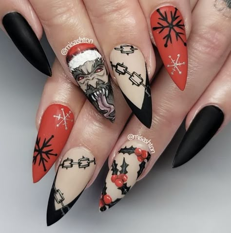 Nightmare Before Christmas Nails, Halloween Nail Ideas, Horror Nails, Witch Nails, Halloween Acrylic Nails, 2023 Halloween, Gothic Nails, Goth Nails, Halloween Nail Designs