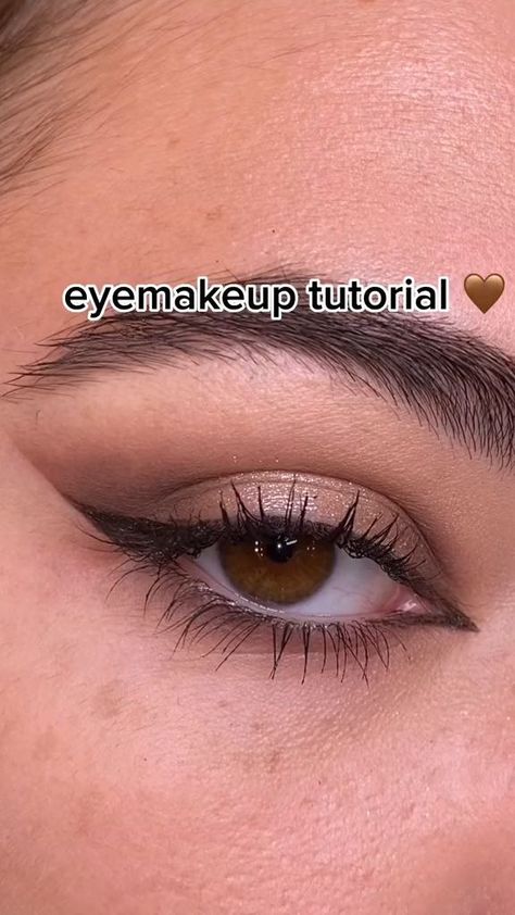 Easy Eye Makeup Tutorial!!🤎 VIDEO BY: @makkeupyourmind #makeup #easymakeup #summer Teknik Makeup, Make Up Mata, Makeup Contouring, Membentuk Alis, Mekap Mata, Beginners Eye Makeup, Eye Makeup Techniques, Eye Makeup Pictures, Face Makeup Tips