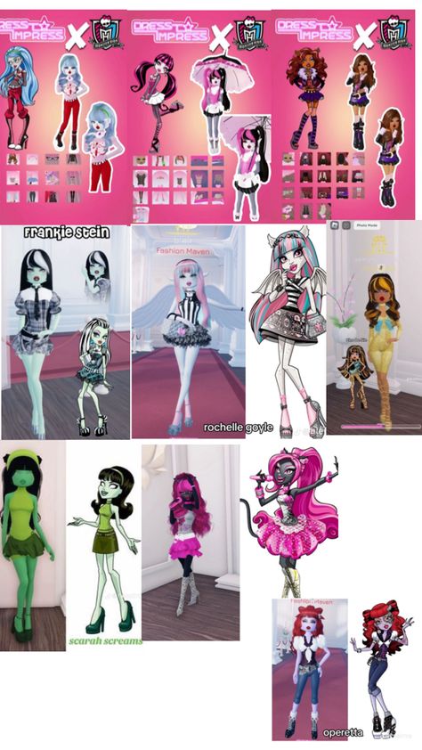 Rochelle Goyle, Aesthetic Roblox Royale High Outfits, Monster High Doll, Gaming Clothes, Monster High, Dress To Impress, Halloween Costumes, Outfit Inspo, How To Wear