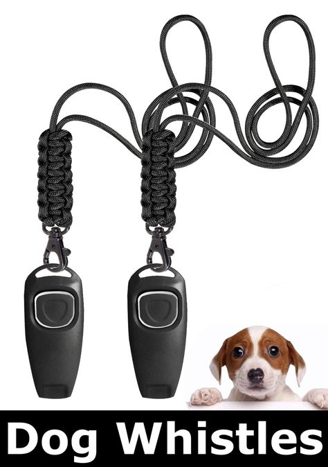 SWAUSWAUK Dog Whistle Training X 2 Pack-Professional High Frequency Pitch Recall-Can Be Heard by Human Ears (Black) Human Ear, Dog Whistle, Pet Boutique, Dog Trainer, Training Your Dog, Guinea Bissau, Mozambique, Bosnia And Herzegovina, Hunting