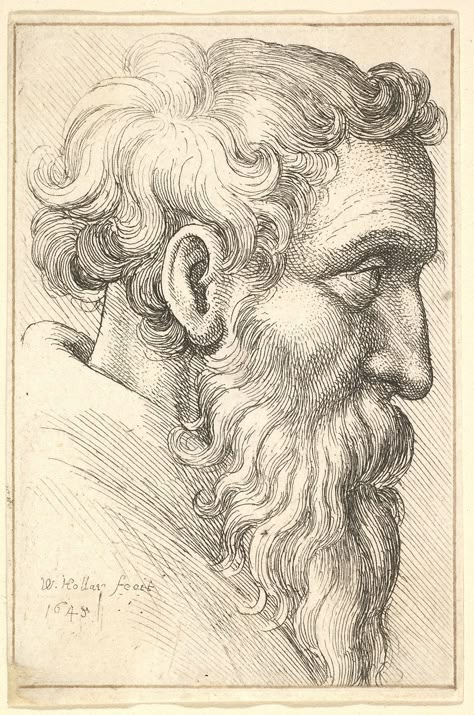 3d Tipografi, Ink Drawing Techniques, Old Man Portrait, Profile Drawing, Master Drawing, Engraving Illustration, Arte Sketchbook, Portrait Sketches, Greek Art