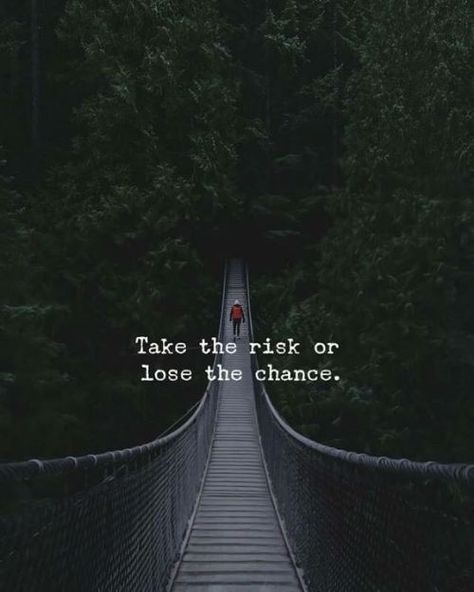 Take the risk or lose the chance. —via http://ift.tt/2eY7hg4 Risk Quotes, Take The Risk, Genius Quotes, Quotes And Notes, English Quotes, Good Life Quotes, Instagram Quotes, Reality Quotes, A Quote