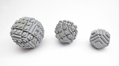 Small spheres | So I made 3 different designs based on the o… | Flickr Lego Sphere, Lego Techniques, Brick Block, Best Of Luck, Lego For Kids, Hive Mind, Lego Architecture, Everything Is Awesome, Lego Building