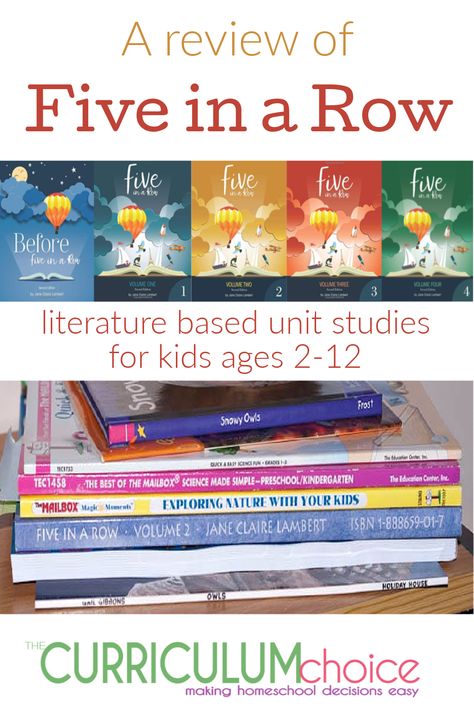 5 In A Row Curriculum, Five In A Row Curriculum, Five In A Row Volume 1, Literature Based Curriculum, Nature Games, Homeschool Books, Five In A Row, Unit Studies, Education Center