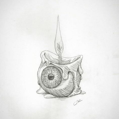 Eyeball Candle Drawing, Eye Candle, Candle Drawing, Eyeball Art, Eye Ball, Scribble Art, Lips Drawing, Movie Themes, Yellow Art