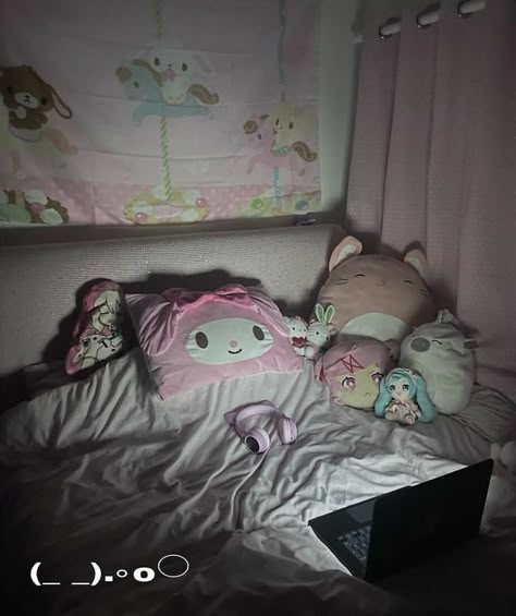 My melody, sugarbunnies, cutecore, room, dark room, cutecore room, pfp, pink , doki doki literature club, cute, pink, night Pink Pfp For Discord, Cutecore Room, Tiktok Design, Pfp Y2k, Rooms Decoration, Pfp For Discord, Hello Kitty Bedroom, Pink Pfp, Y2k Pfp