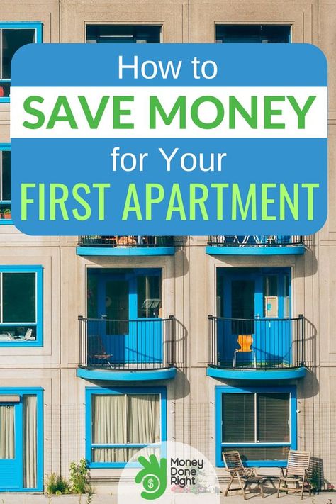 Saving up for an apartment? Check out our tips in this article that show you how to save money to get your first apartment. | #SaveUpForApartment #SaveMoney Save Up For Apartment, How To Save Money For An Apartment, Saving For First Apartment, How To Get Your First Apartment, Saving Up For An Apartment, How To Save For An Apartment, Saving For An Apartment, Apartment Saving, Renting Tips