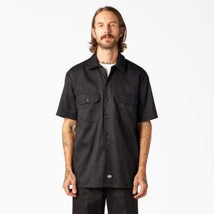 Work Shirts for Men | Dickies US Shirt Men Outfit, Dickies Shirt, Mens Work Shirts, Neon Shorts, Workwear Essentials, Dickies Workwear, Smart Casual Men, Long Sleeve Denim Shirt, Lightweight Shorts