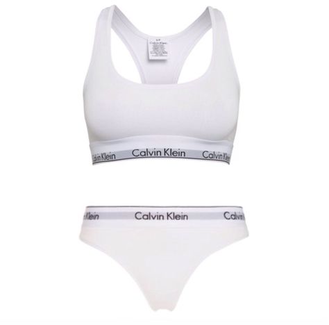 Calvin Klein Sets Women, Calvin Klein Sets, Calvin Klein Set, Zipper Sports Bra, Rich Outfits, Calvin Klein Outfits, White Calvin Klein, Pinterest Design, Calvin Klein White