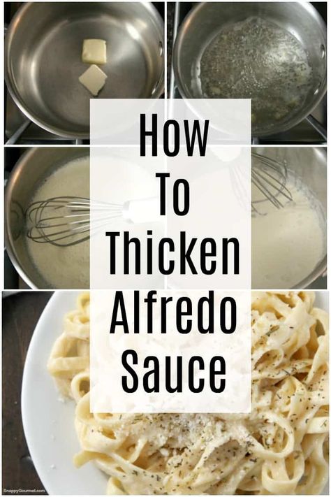 Ground Beef Breakfast, Alfredo Sauce Recipe Easy, Make Alfredo Sauce, Alfredo Sauce Recipe Homemade, How To Thicken Sauce, Chicken Alfredo Recipes, Chicken Alfredo Pasta, Homemade Alfredo, Alfredo Sauce Recipe