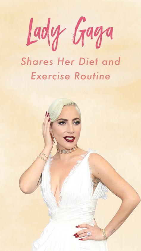 Just as Lady Gaga puts a lot of blood, sweat and tears into her professional life, she is also an overachiever when it comes to wellness. We have some of her diet and exercise tips to share with you. Lady Gaga Looks, Fitness And Wellness, Wellness Trends, Diet And Exercise, Exercise Tips, Exercise Routine, A Star Is Born, Improve Posture, Fitness Planner