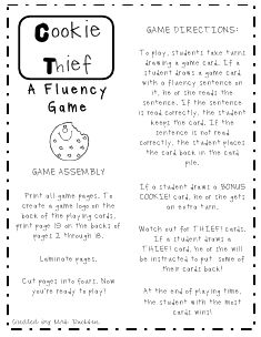 @Jessica Hollenbach reading fluency game. For K this would be done with much simpler sentences Reading Fluency Games, Thief Game, Fluency Games, Fluency Activities, Future Teacher, 3rd Grade Reading, Teaching Language Arts, Teaching Ela, 2nd Grade Reading