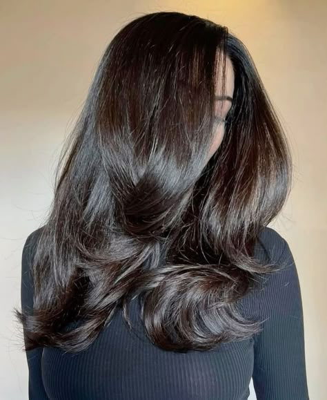 Wavy Voluminous Hair, Side Part Layers, Scalp Oiling, Long Wavy Brown Hair, Linguistics Major, Wavy Brown Hair, Cruel Intentions, Brunette Hair With Highlights, Long Brunette