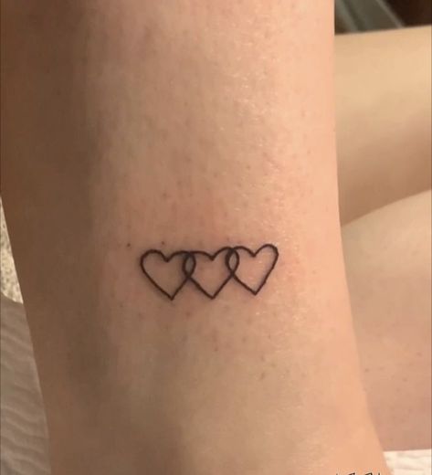 Interlinked Tattoo, Small Heart Tattoo, Hearts Tattoo, Small Heart Tattoos, Heart Tattoos, Small Heart, Heart Tattoo, Infinity Tattoo, I Tattoo