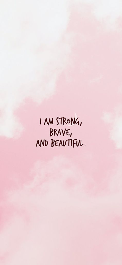 Brave Affirmations, Goddess Power, Psychology Posters, I Am Brave, I Am Strong, Mental Wellness, Law Of Attraction, Brave, Psychology