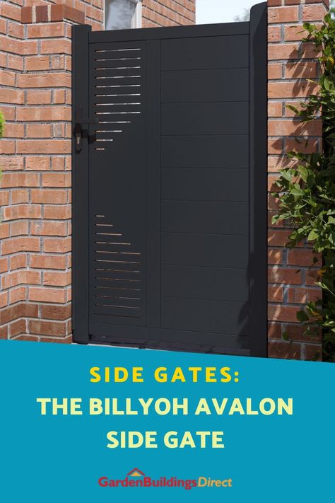 Pedestrian Gate, Side Gate, Gate Garden, Aluminium Gates, Side Gates, Make A Decision, Aluminum Siding, Entry Gates, Iron Gates